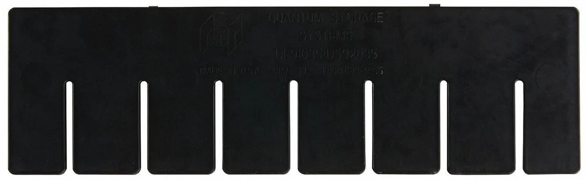 Quantum Storage Systems Quantum Storage Systems DL91035CO Plastic Divider — product photo
