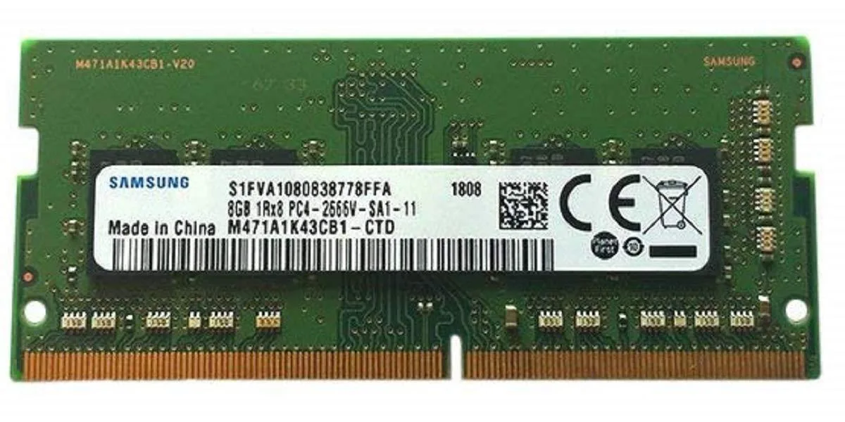 SAMSUNG SAMSUNG 8GB DDR4 2666MHz CL19 260-pin SODIMM laptop RAM — product photo