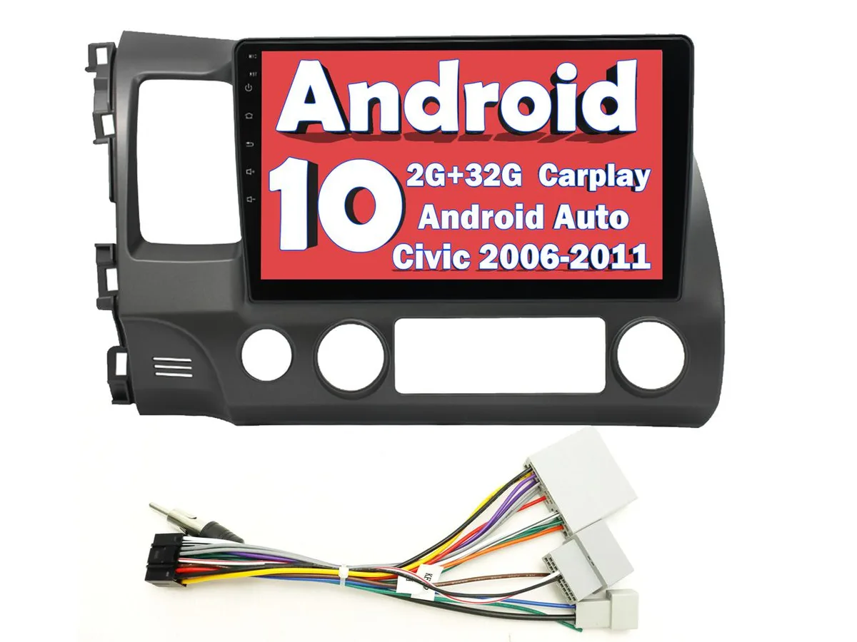 Binize Binize Android 10 10 Inch Car Stereo for Honda Civic 2006-2011 — product photo