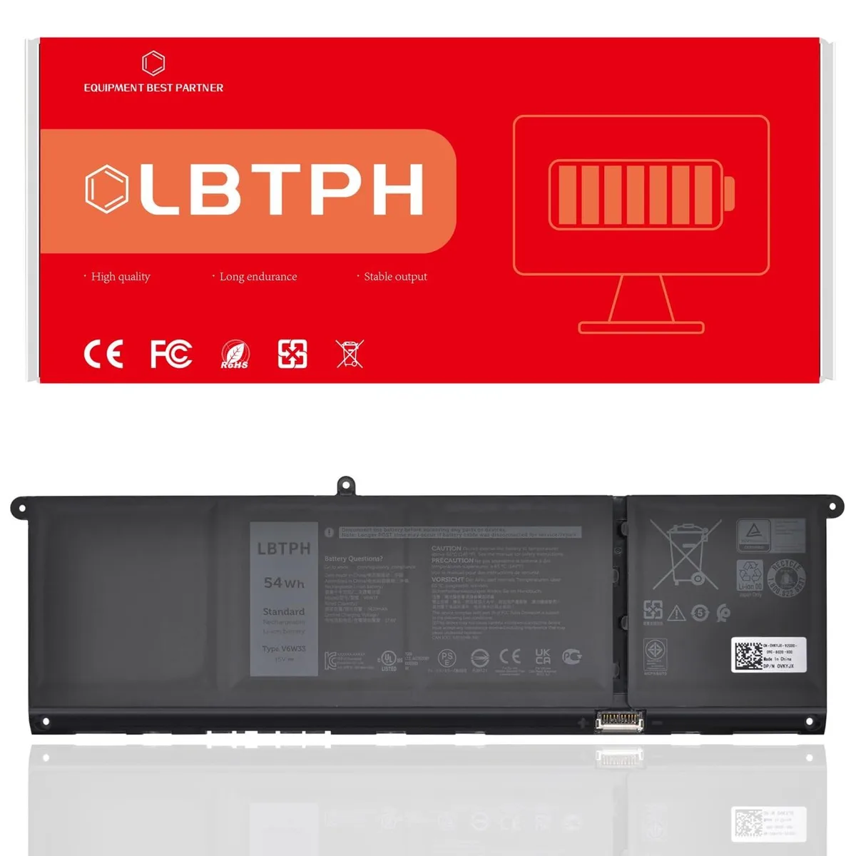 Avantalk Avantalk V6W33 54Wh 15V 2 in 1 accessory — product photo