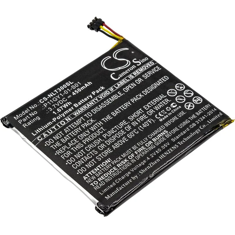 Cameron &amp; Co Cameron &amp; Co DS-CS-NLT300SL 3.7 V 450 mAh Li-Polymer battery for Nest Learning Thermostat T200377 T200577 — product photo