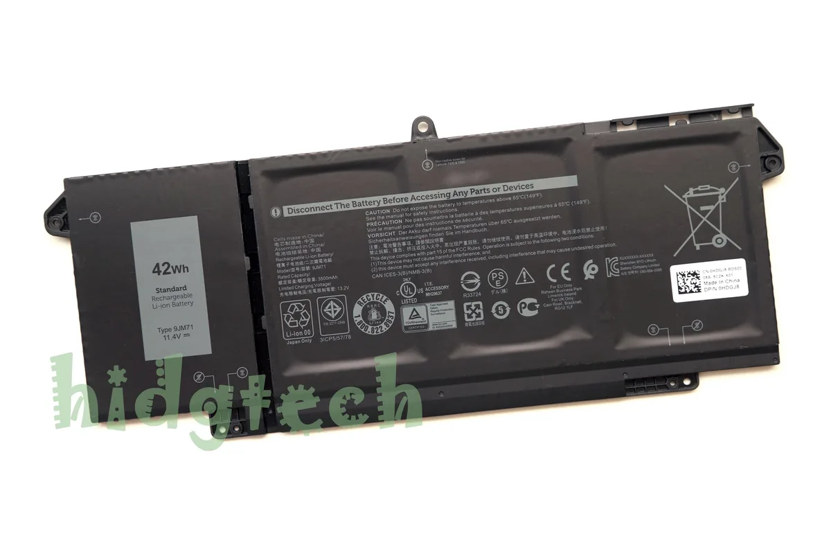 Beisite Beisite 9JM71 laptop battery 11.4V 42Wh for Latitude 5320 7320 7420 7520 — product photo