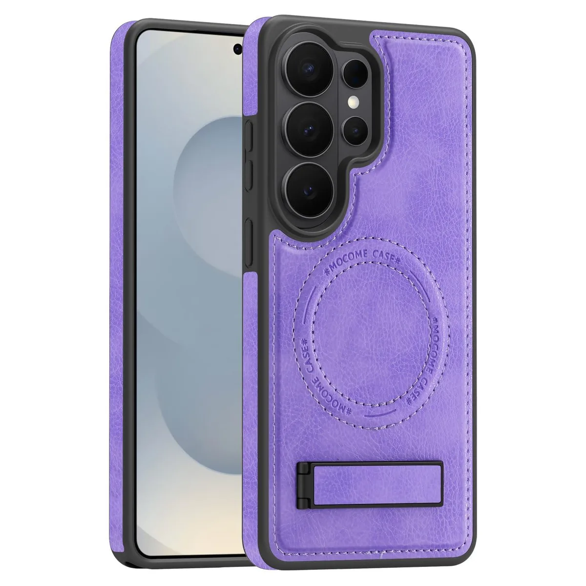  Lunivop PU Leather Magnetic Case Light Purple for Samsung Galaxy S26 Ultra 6.9 inch — product photo