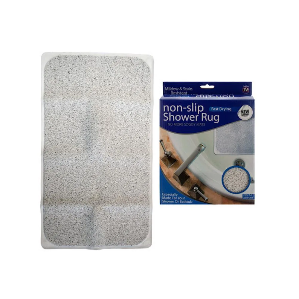 Kole Imports Kole Imports Non-Slip Bath Rug White 29.5 x 17.25 — product photo