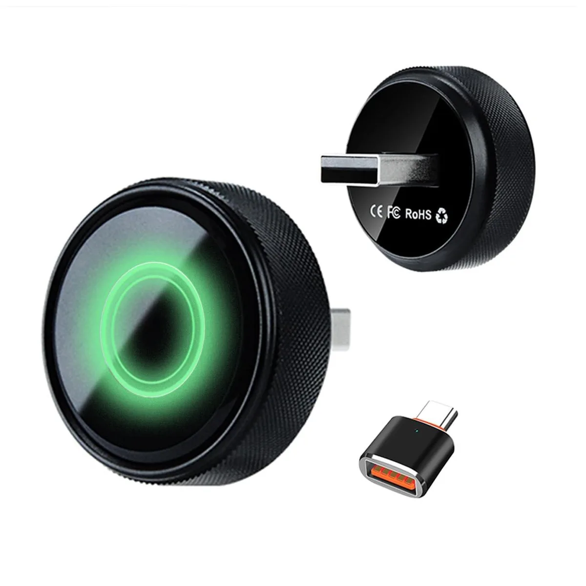 Avantalk Avantalk 2 in 1 accessory Wireless CarPlay Adapter USB Type A Black — product photo