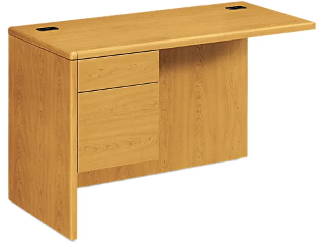 HON HON 10716LCC 10700 L Workstation Return Left 3/4 Pedestal 48w 24d 29h Harvest — product photo