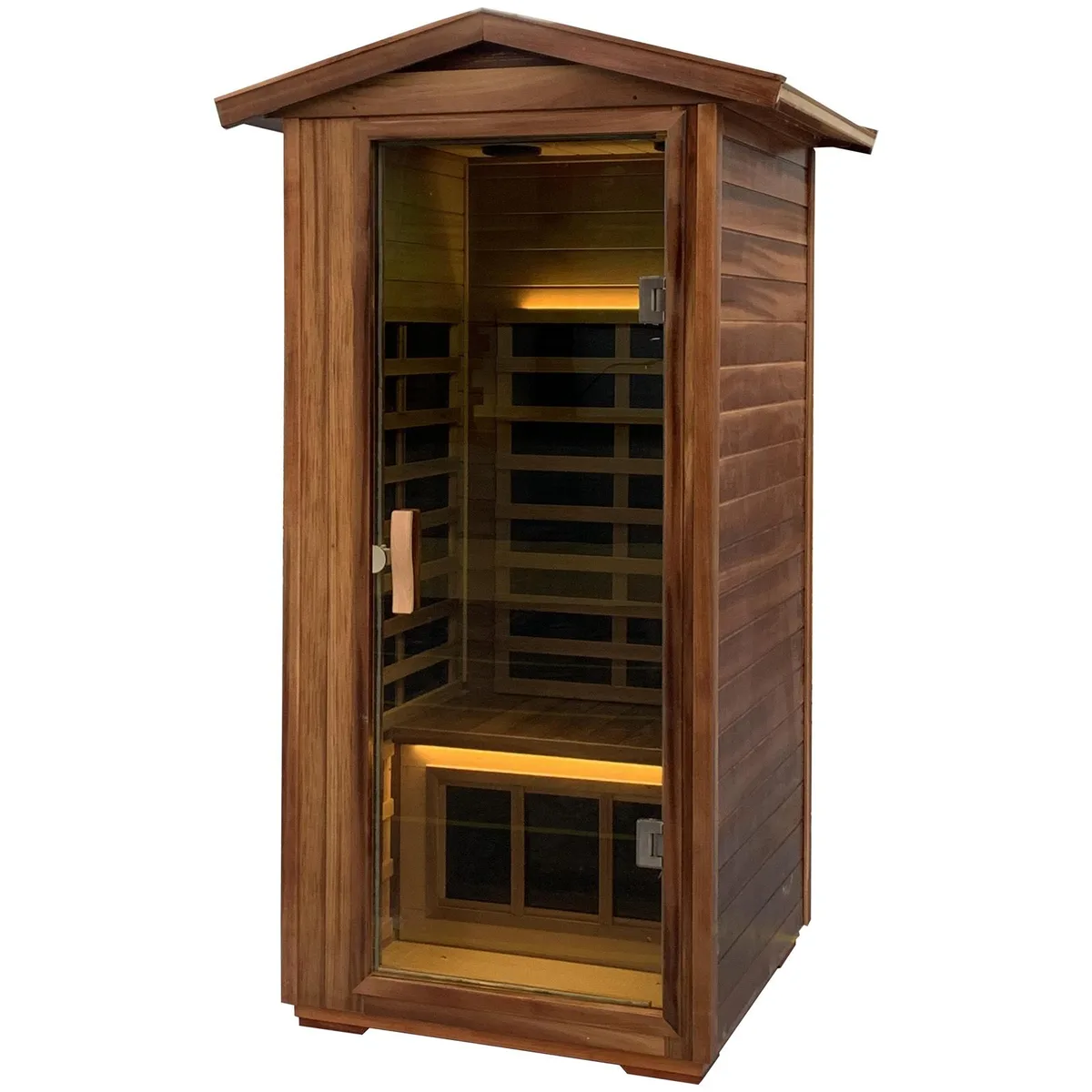tuphen tuphen Red Cedar Infrared Sauna 4-Person 2050W 12 Heaters — product photo