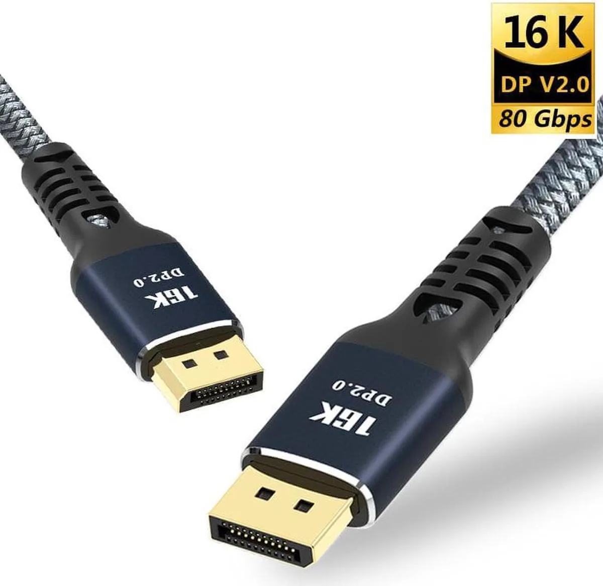 SMUGDESK SMUGDESK DisplayPort 2.0 cable 3.3 ft 80 Gbps 16K 60 Hz — product photo