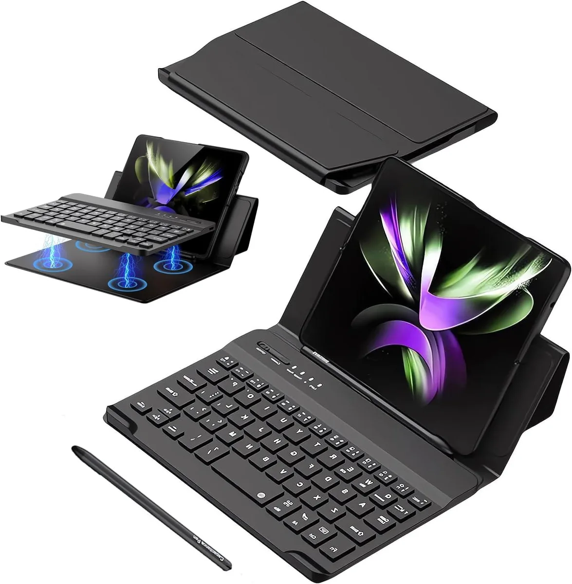 Werleo Werleo Keyboard Cover Case Black Fold 5/4/3/2 Pixel Fold — product photo