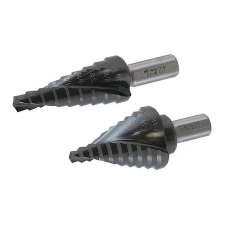 Walter Surface Technologies Walter Surface Technologies 01W105 Step Drill 12-Step 3/16"-7/8"x3/8 — product photo