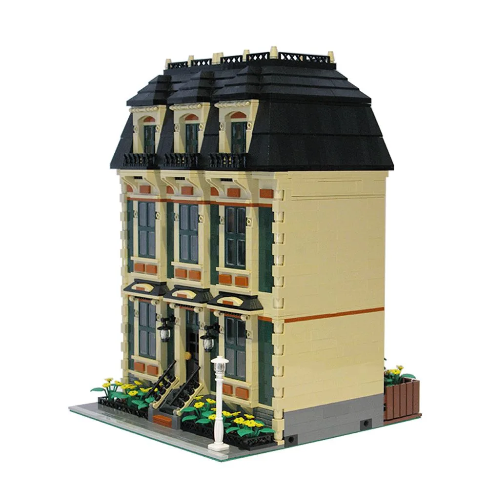 ZITIANYOUBUILD ZITIANYOUBUILD C4532 Three Level Townhouse 3681 Parts — product photo