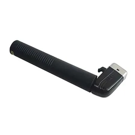 Black twist-style electrode holder with copper alloy jaws and insulated grip
