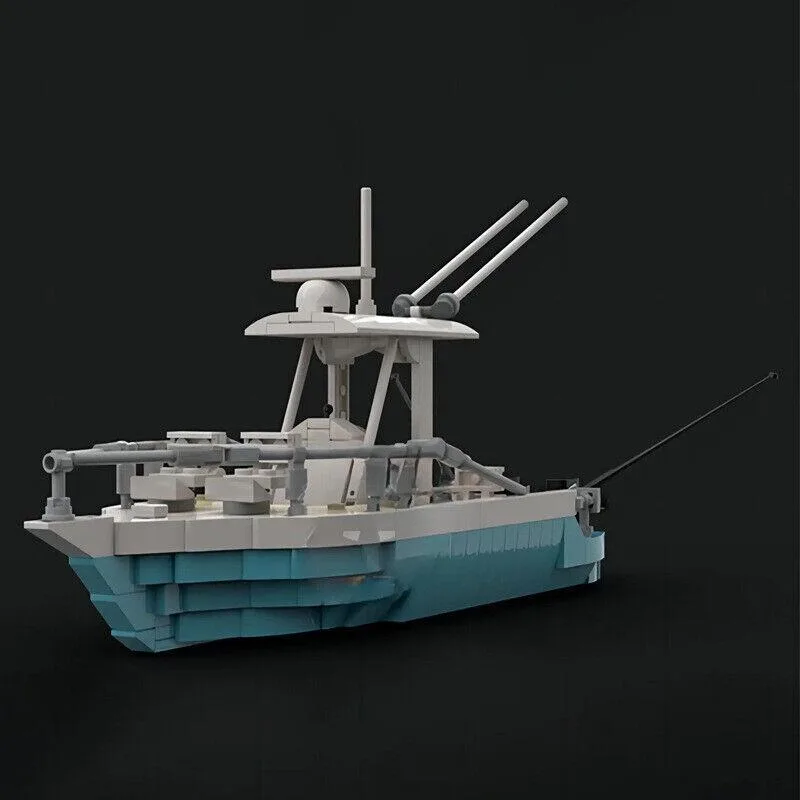 ZITIANYOUBUILD ZITIANYOUBUILD MOC-95761 Fishing Boat Building Set 571 Parts — product photo