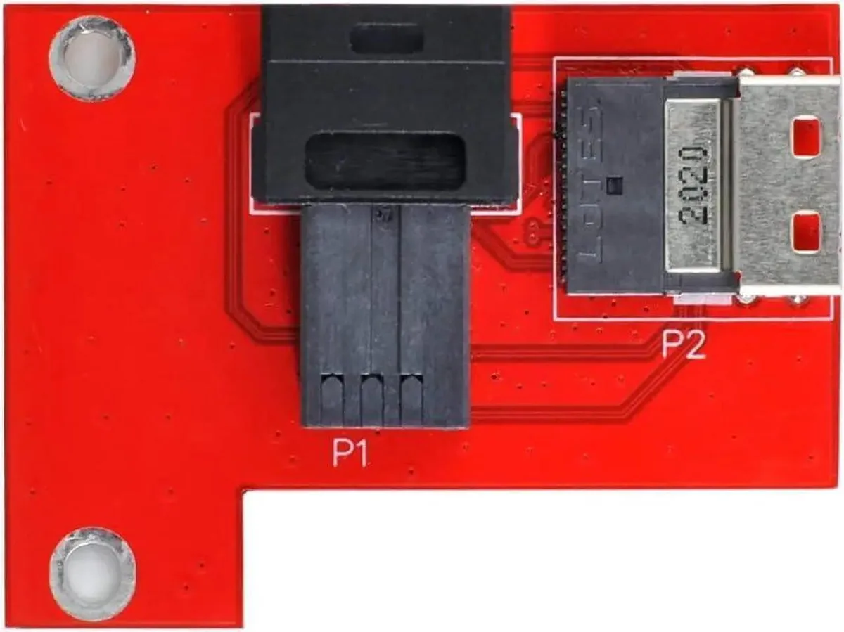 SMUGDESK SMUGDESK PCIe 4.0 SFF-8654 to SFF-8643 Adapter with Bracket — product photo