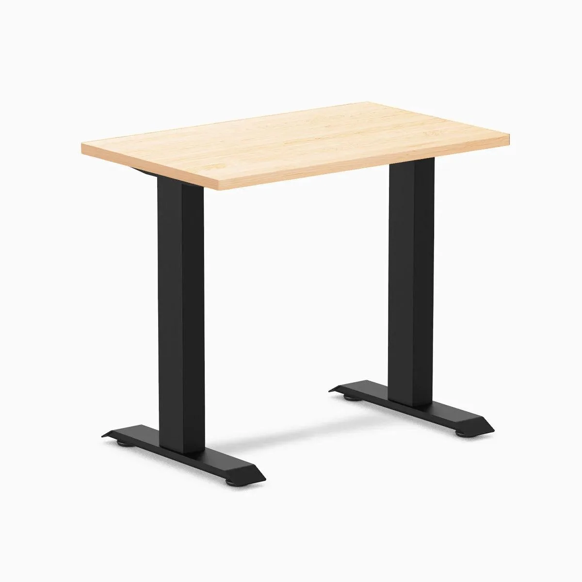 Desky Desky Zero Mini Hardwood Desk Maple 32 x 20 in Matte Black — product photo
