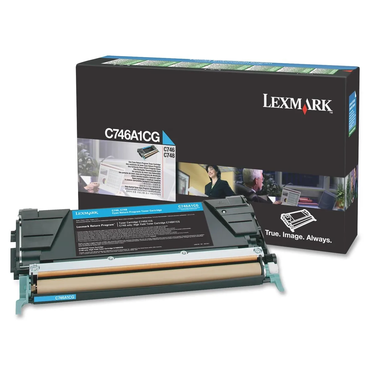 Lexmark Lexmark C746A1CG Cyan Toner Cartridge 7000 Pages — product photo
