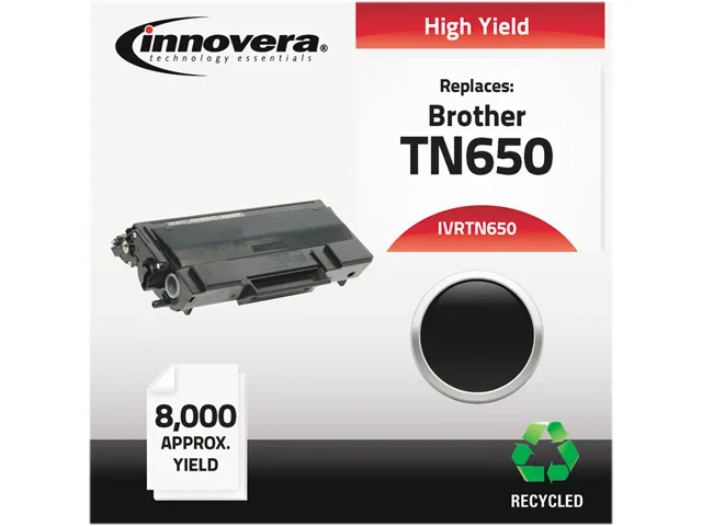 Innovera Innovera IVRTN650 Black Compatible Toner Cartridge 8000 Pages — product photo