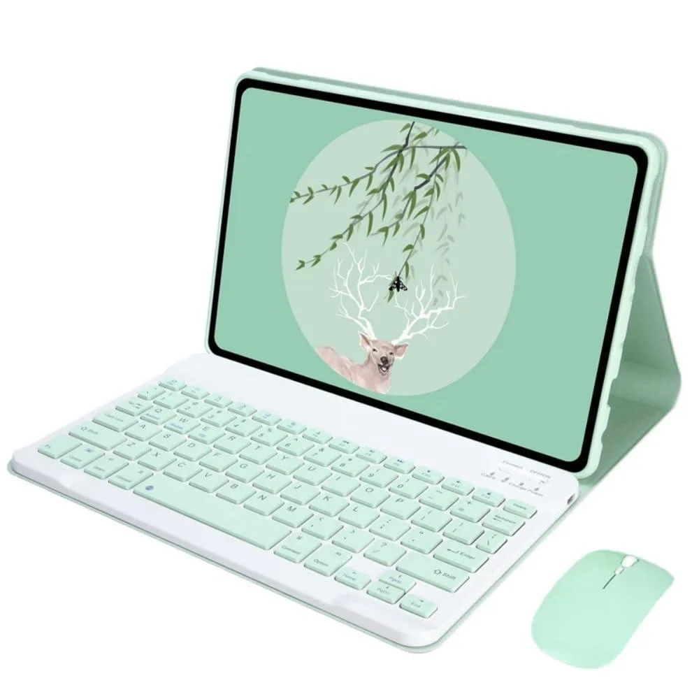 Mint folio case with detachable keyboard and mouse for 11 inch 2023 tablet