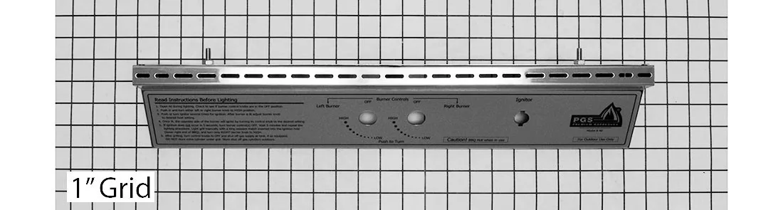 Appliance Factory Parts Appliance Factory Parts A140151 Stainless Steel Control Panel for K40 Grill — product photo