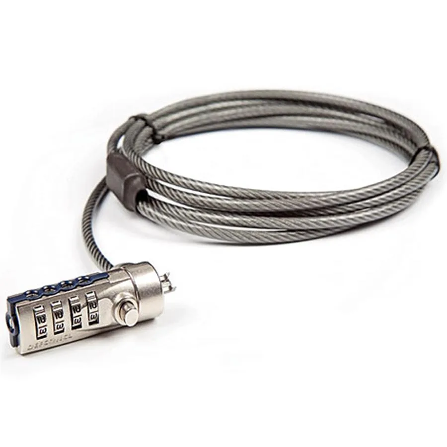 Targus Targus DEFCON Trapezoid Serialized Combo Cable Lock ASP66GLX-S security lock 6.5ft — product photo
