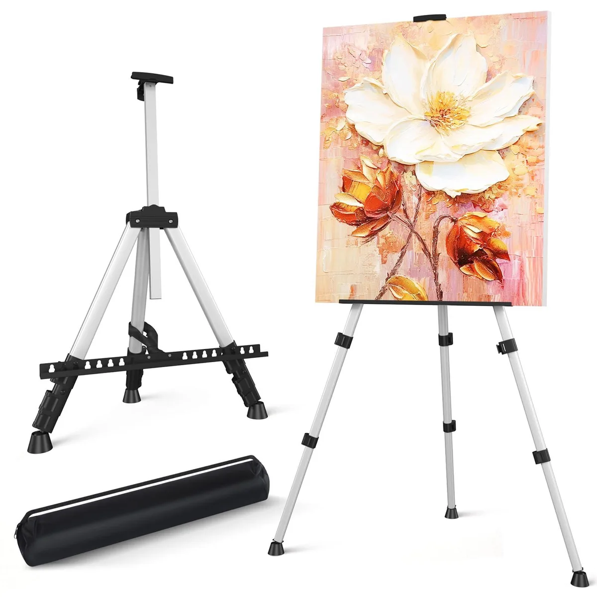  Mayyol E66S easel 66 in aluminum silver — product photo
