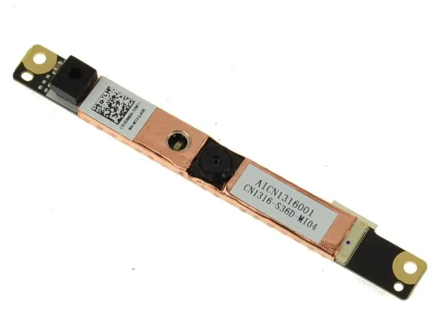 Small rectangular webcam module silver finish Dell Vostro 1220 part D880N