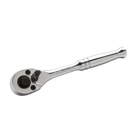Steelman 78453 1/4 inch drive ratchet, chrome finish, quick-release button