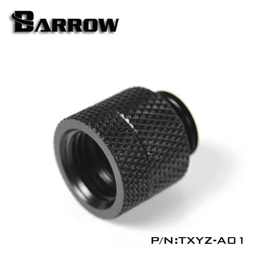 Barrow Mods Barrow Mods TXYZ-A01 G1/4" Male-Female Anti-Twist Rotary Fitting Black — product photo