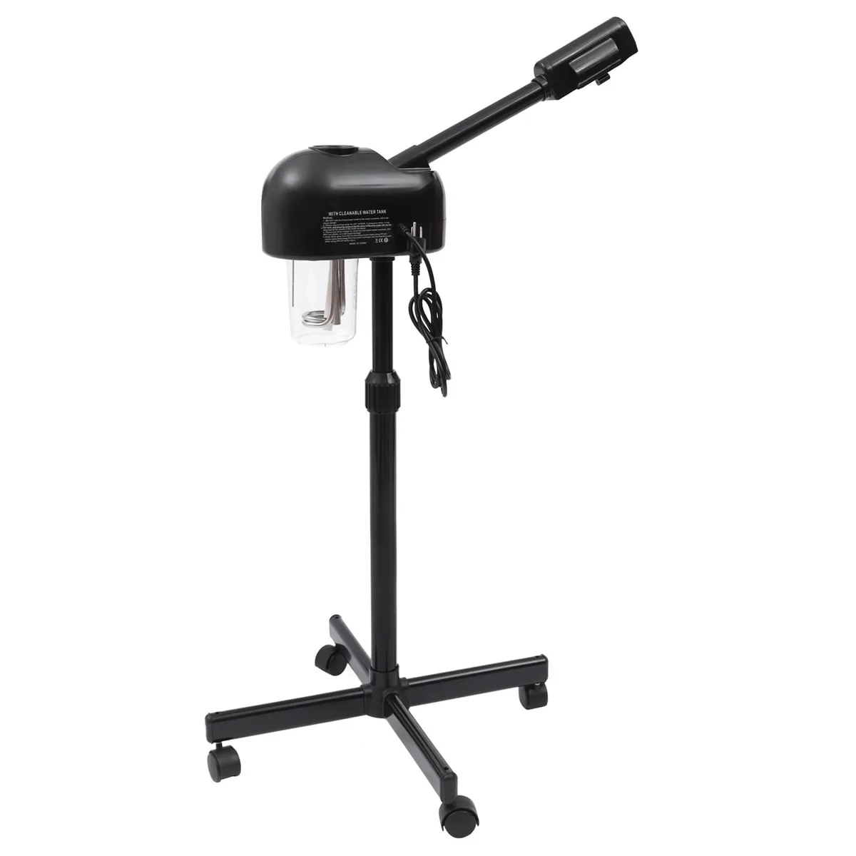  Synaiolma Beauty spray single head steamer Black 750W 0.16gal 360° 22.83-26.77in — product photo