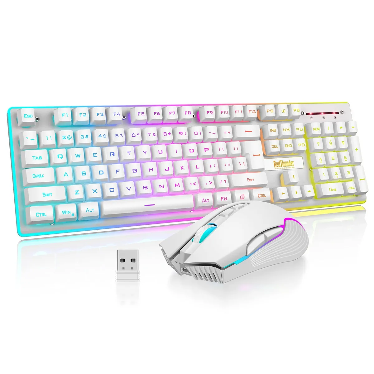  Redragon K10-W2-CA 104-key wired gaming keyboard (Black) — product photo