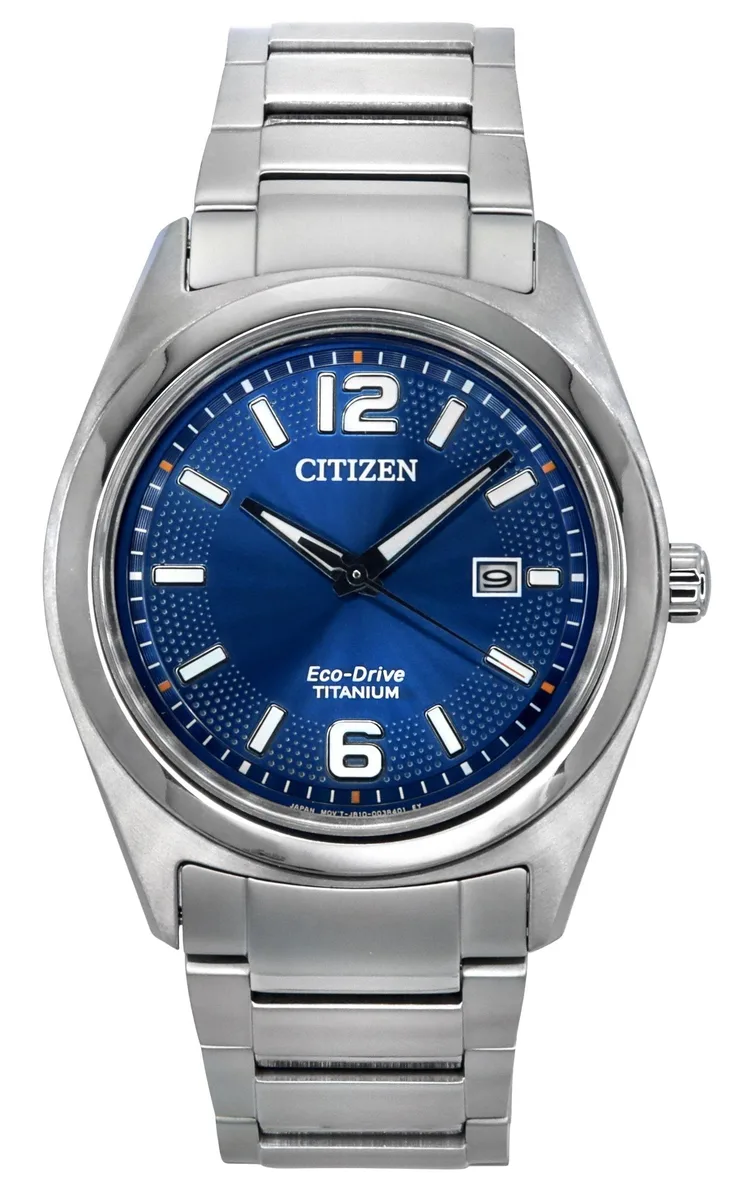 Citizen Citizen AW1641-81L Super Titanium Blue Dial Solar Watch — product photo