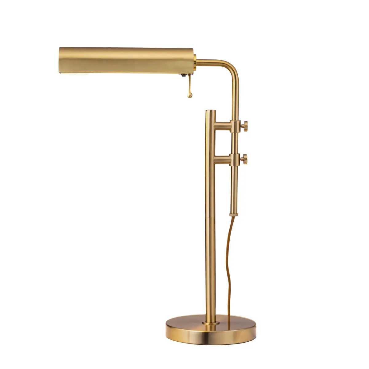 OBE-DL25H 10 W LED swing arm lamp 3000 K 18.5-24.5 in black — product photo