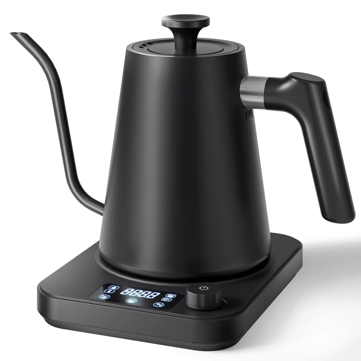 AGORVIO Gooseneck Electric Kettle 1.0L 1200W Matte Black — product photo