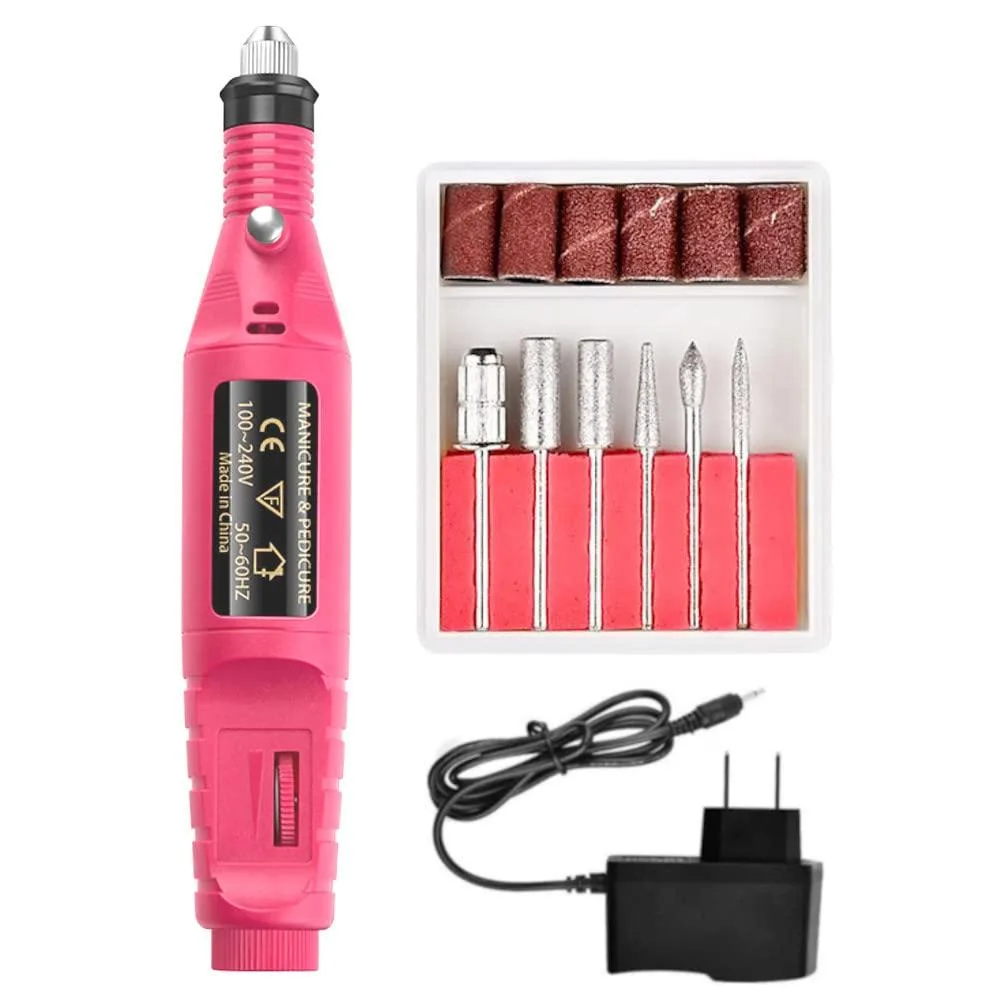 JacobsParts Inc. JacobsParts NAILDRILL-A Nail Drill Kit Pink 2000-18000 RPM — product photo