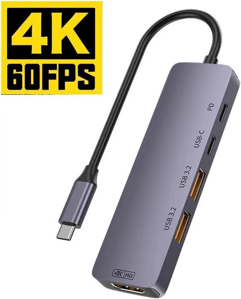 SMUGDESK SMUGDESK Multiport USB-C Docking Hub 4K@60Hz HDMI 140W PD 10Gbps — product photo