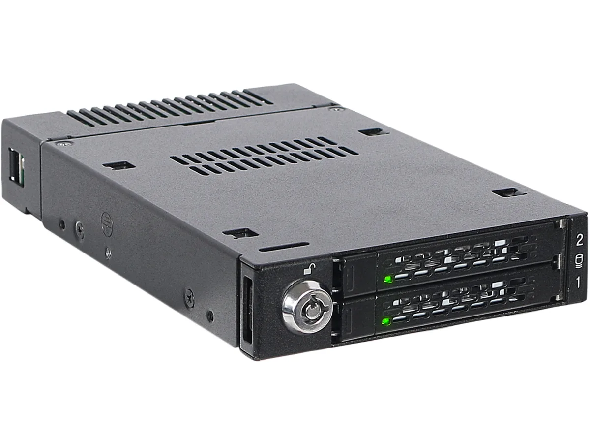 ICY DOCK ICY DOCK MB834M2K-B 2 x M.2 NVMe SSD Mobile Rack 3.5" Bay — product photo