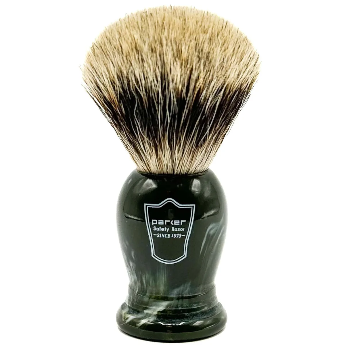 TAURKENAM TAURKENAM 24mm 3-Band Pure Badger Shaving Brush with Stand — product photo
