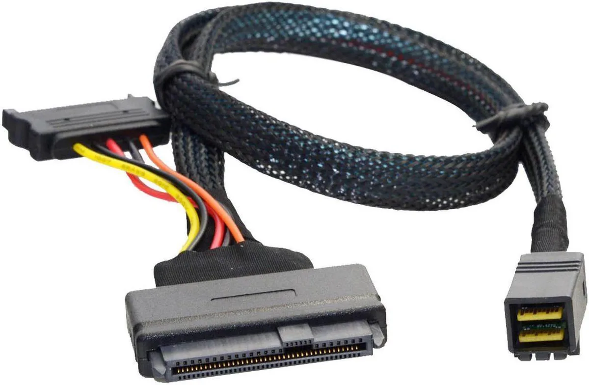 Vszerda Vszerda U.2 SFF-8639 to M.2 SFF-8643 NVME SAS Cable 50cm — product photo