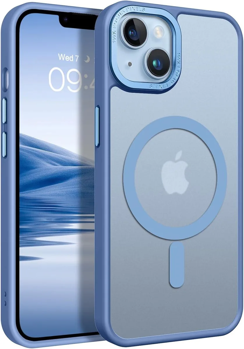 Transcend Transcend Magnetic Translucent Matte Case iPhone 13/14 6.1 Blue — product photo