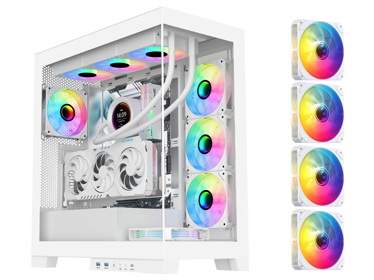 SAMA SAMA 4503 ATX Mid Tower PC Case White — product photo
