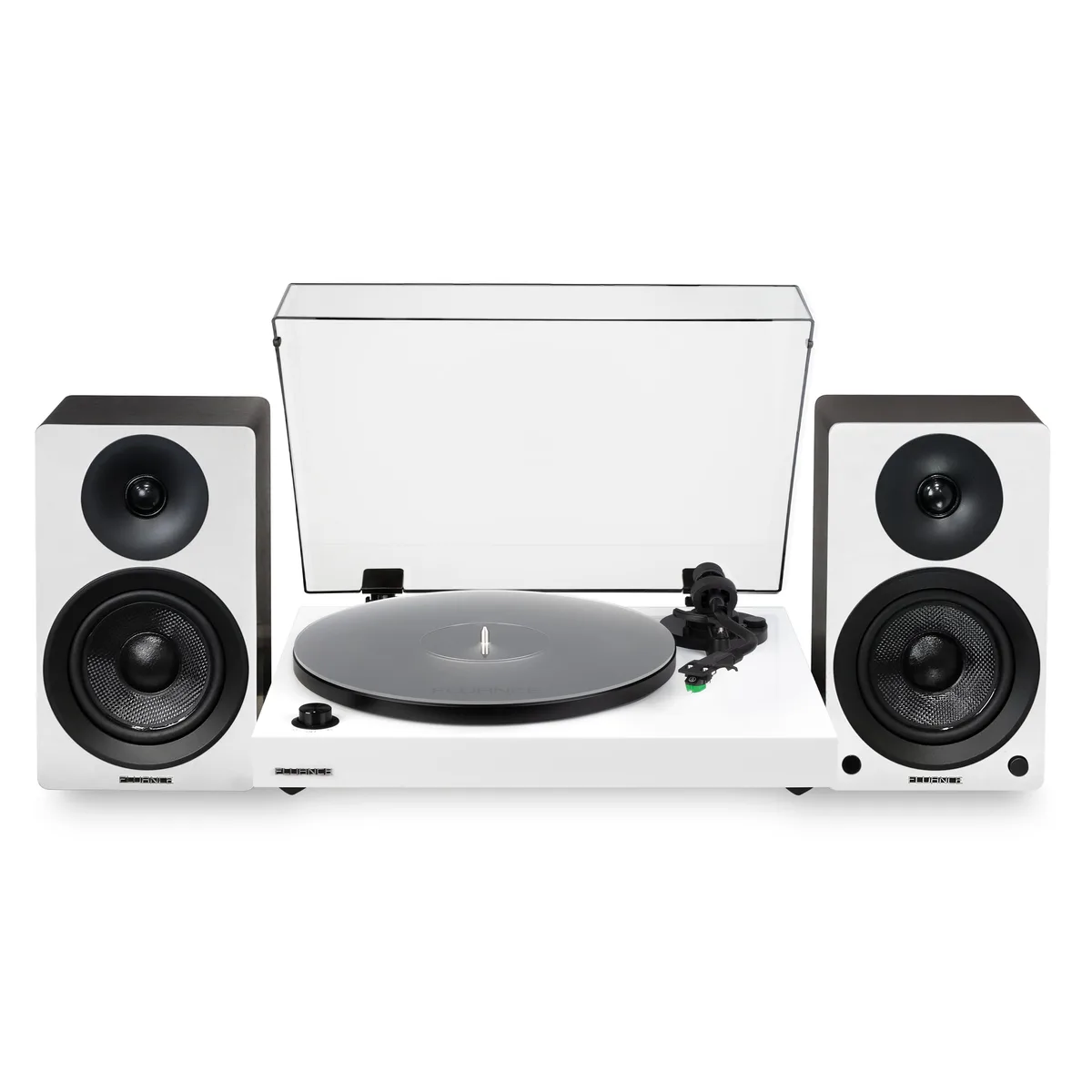 Fluance Fluance RT81+ Turntable &amp; Ai41 Speakers Bundle (White / White Walnut) — product photo