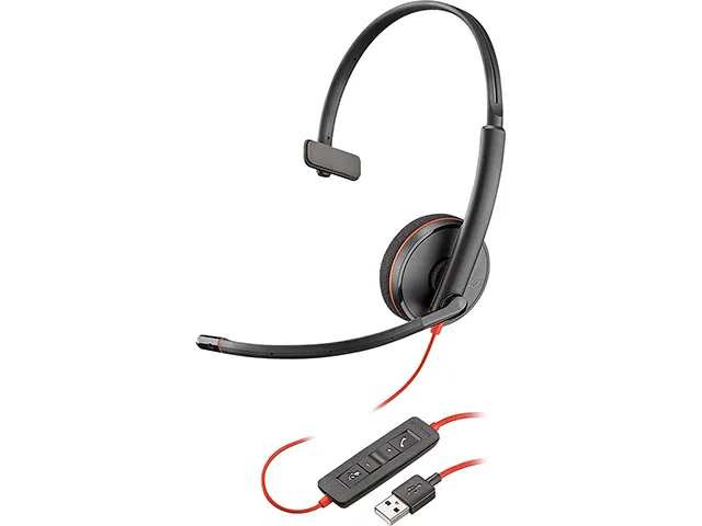 Plantronics Plantronics Blackwire 3210 USB-A monaural headset 209744-101 — product photo