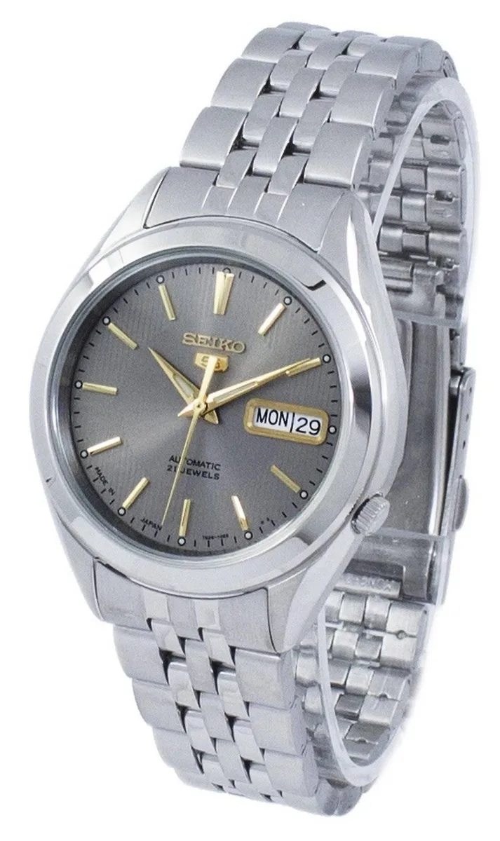 Seiko Seiko 5 Automatic SNKL19 Grey Dial 38mm Stainless Steel Watch — product photo