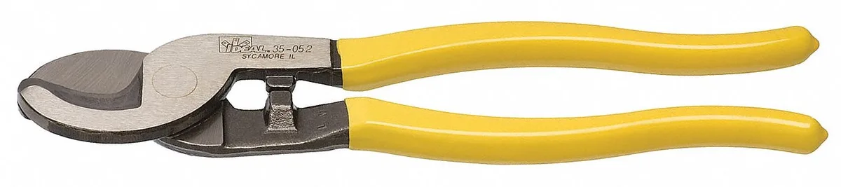IDEAL 35-052 cable cutter shear cut 9-1/2 inch overall length