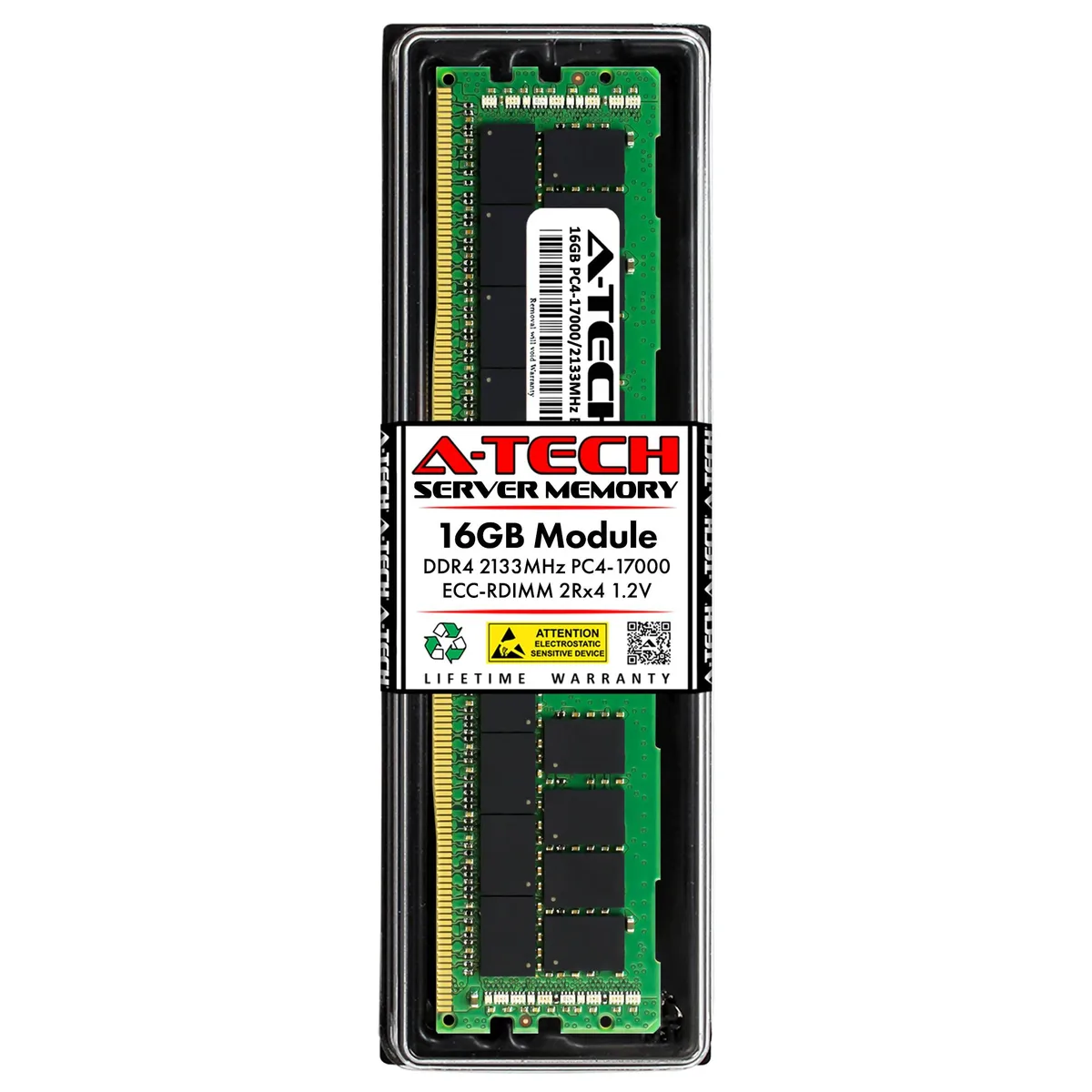 A-Tech A-Tech 16GB DDR4 2133MHz ECC RDIMM 2Rx4 memory upgrade — product photo