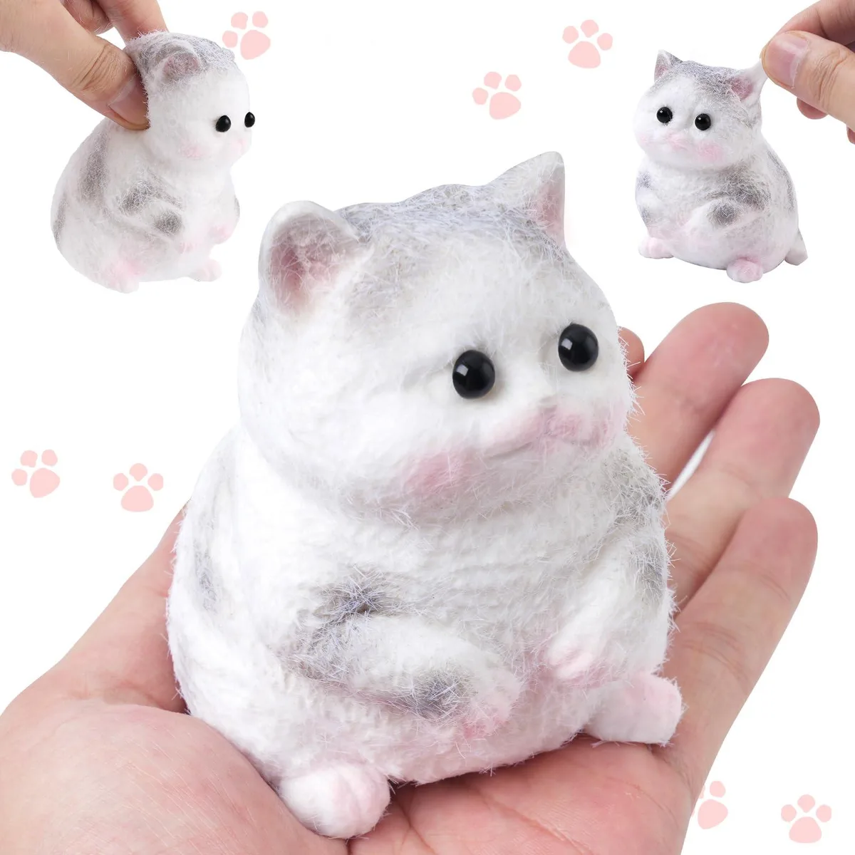  Handmade Cat Squishy Toy 3.5 x 2.4 inches — product photo