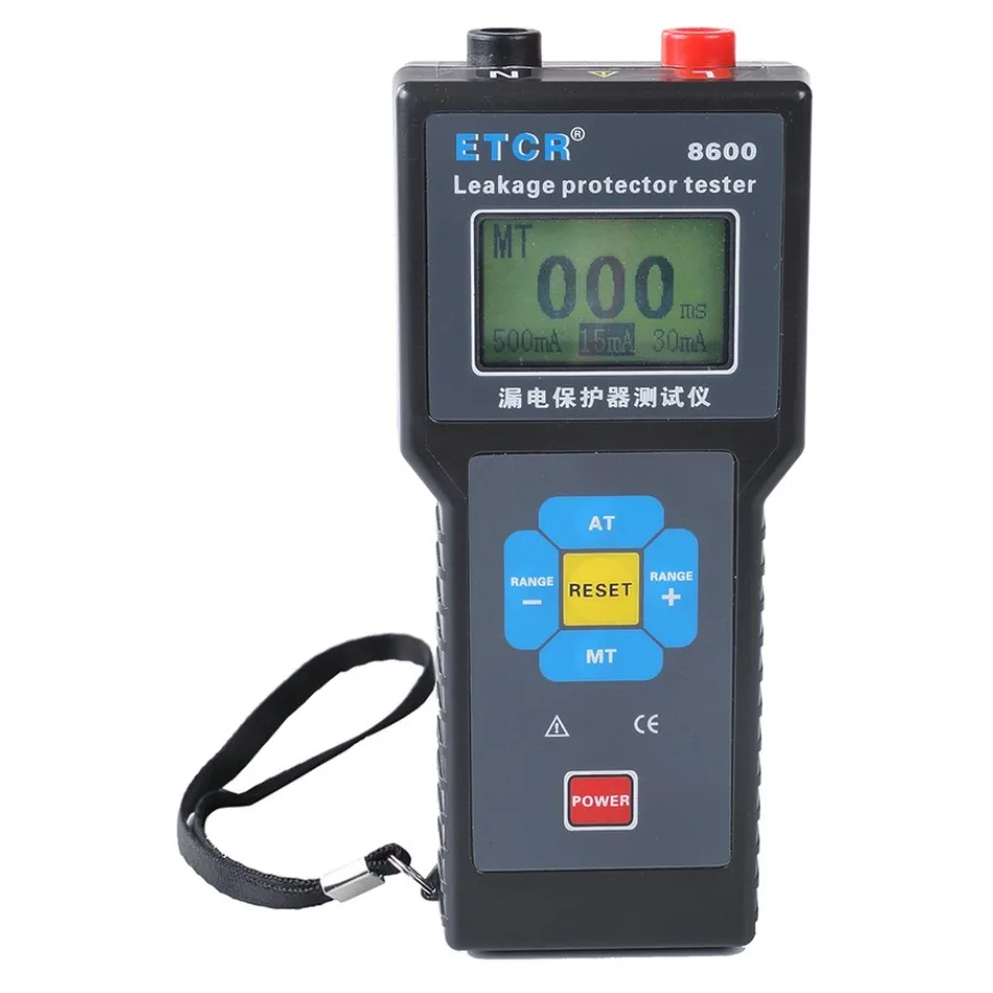 ETCR ETCR ETCR8600 Leakage Protector Tester 500mA 0-999ms — product photo