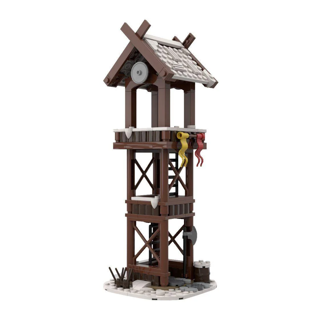 ZITIANYOUBUILD ZITIANYOUBUILD MOC-95891 Winter Viking Tower 306 Parts — product photo