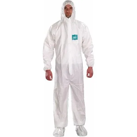 ANSELL ANSELL WH18-B-92-107-06 Hooded Coverall Bound Booted 2XL PK25 personal protective equipment — product photo