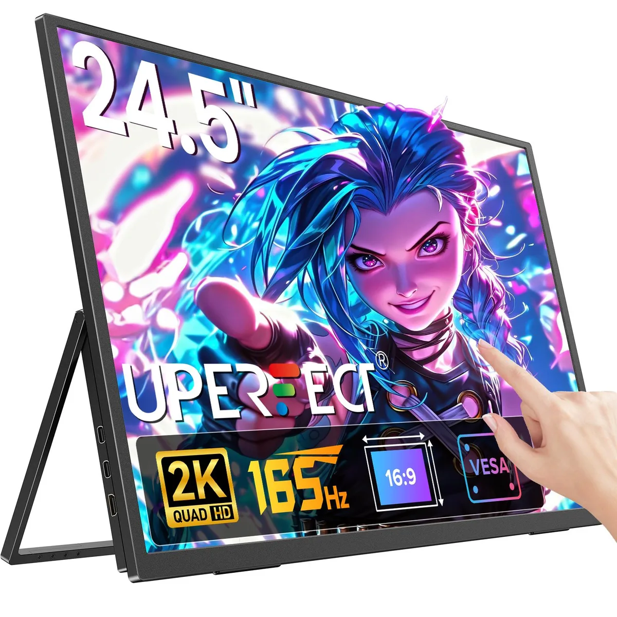 Uperfect Uperfect 24.5" 2K 165Hz Touchscreen Portable Gaming Monitor — product photo
